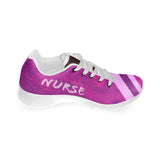 Pink Stripe Nurse Women's Sneakers