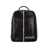 Leather Pink Noise Nurse Backpack